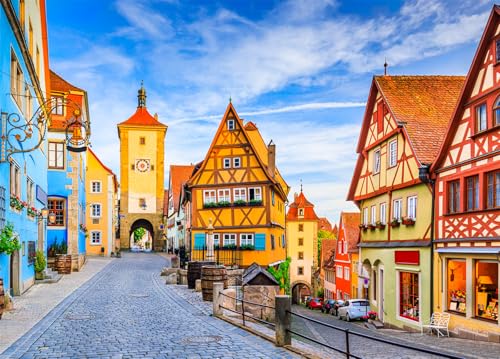 Plonlein Square Jigsaw Puzzle 1000 Teile Erwachsene Germany Iconic Spots Puzzle Erwachsene 1000 Teile Puzzle Geschenkideen von DKijoys