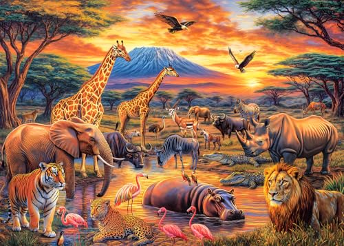 Wild Animals Jigsaw Puzzle 1000 Teile Erwachsene Lion Tiger Elephant Wildlife Puzzle Erwachsene 1000 Teile Puzzles Wild Animals Jigsaw Puzzle 1000 Teile Erwachsene Lion Tiger Elephant Wildlife Puzzle Erwachsene 1000 Teile Puzzles von DKijoys