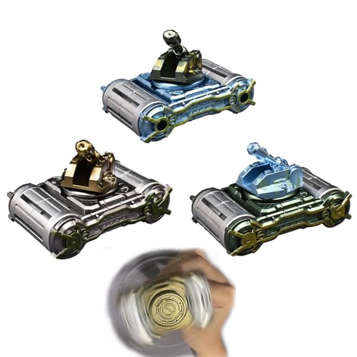 3PCS Robot Fidget Spinner Spielzeug für Kinder Erwachsene, DIY Transformer Tank Desktop Spielzeug,Geburtstag Geschenk Klassenzimmer Preise Party Gunst(3PC-Tank) von DLAIUSMALL