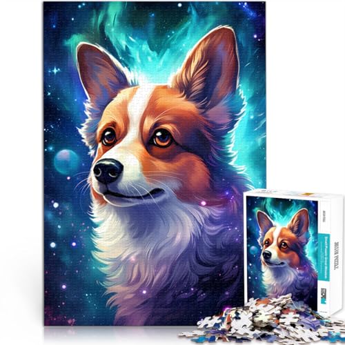 1000-teiliges Puzzle für Erwachsene Cosmic Corgi Lernspielzeug 26 x 38 cm geeignet als Schreibtischdekoration für Teenager ab 14 Jahren 1000-teiliges Puzzle für Erwachsene Cosmic Corgi Lernspielzeug 26 x 38 cm geeignet als Schreibtischdekoration für Teenager ab 14 Jahren von DLBHSG