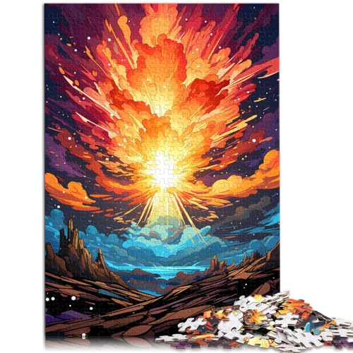 Puzzle Erwachsene Fantasielandschaft 1000 Teile Puzzle Erwachsene 49,7 x 75,4 cm Holzpuzzle Stressabbau-Spielzeug geeignet Erwachsene und Jugendliche ab 14 Jahren von DLBHSG