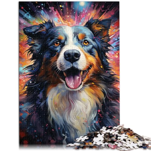 Puzzle Erwachsene von Galaxy Collie Puzzles Erwachsene 1000 Puzzle-Spielzeuge 19,7 x 29,5 Zoll Holzpuzzles tolles Geschenk Erwachsene Erwachsene Kinder ab 14 Jahren von DLBHSG