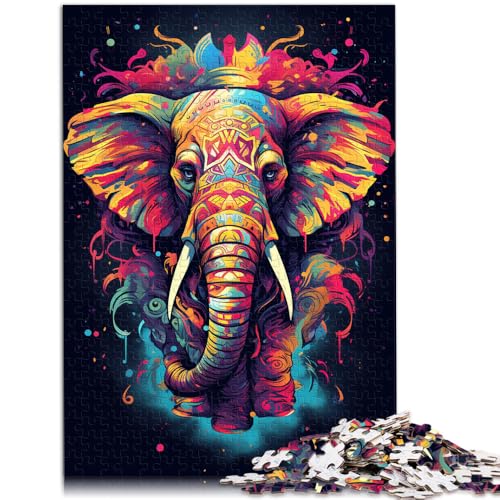 Puzzle Futuristischer Totenkopf 1000 Teile für Erwachsene 49,7 x 75,4 cm Holzpuzzle Spaß für Zuhause Geburtstagsgeschenk Reisegeschenk für Erwachsene und Kinder von DLBHSG