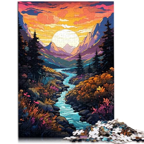 Puzzle für Erwachsene „Trekking Through Beauty“ 1000 Teile50x75cm Holzpuzzle Spiele Spielzeug Geschenk für Erwachsene und Kinder ab 14 Jahren von DLBHSG