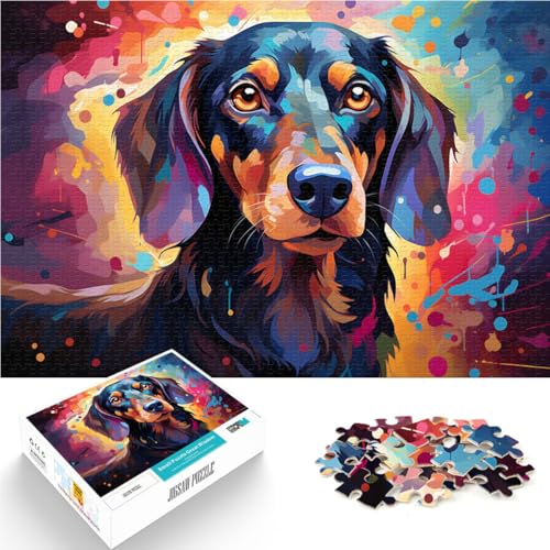 Puzzle für Erwachsene 1000 Teile Dackel-Spiel Spielzeug für die Familie Geschenk 50x75cm Lernspiel für Geburtstag Weihnachten Puzzle für Erwachsene 1000 Teile Dackel-Spiel Spielzeug für die Familie Geschenk 50x75cm Lernspiel für Geburtstag Weihnachten von DLBHSG
