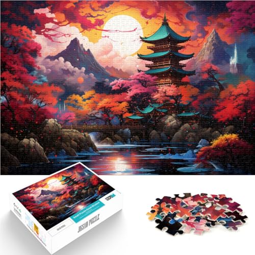 Puzzle für Erwachsene 1000 Teile japanische Schreine Quizspiel 50 x 75 cm ganze Familie für 14-Jährige Puzzle für Erwachsene 1000 Teile japanische Schreine Quizspiel 50 x 75 cm ganze Familie für 14-Jährige von DLBHSG