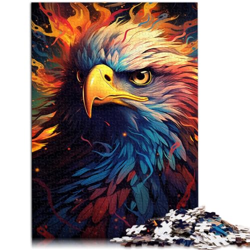 Puzzle für Erwachsene Adler 1000-teiliges Puzzlespiel 19,7 x 29,5 Zoll Holzpuzzle Lernspielzeug für Erwachsene und Jugendliche ab 14 Jahren von DLBHSG