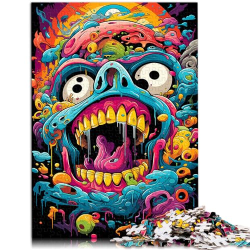 Puzzle für Erwachsene Art Monster 1000-teiliges Puzzle für Erwachsene und Kinder 49,7 x 75,4 cm Holzpuzzle Spielzeug Denkspiel für Erwachsene und Kinder ab 14 Jahren von DLBHSG