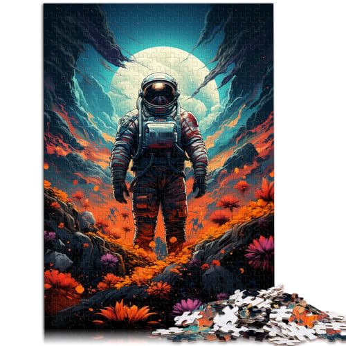 Puzzle für Erwachsene Astronauten lustige Puzzles für Erwachsene 1000 Teile 49,7 x 75,4 cm Holzpuzzle Spielzeug Denkspiel für Erwachsene und Kinder ab 14 Jahren von DLBHSG