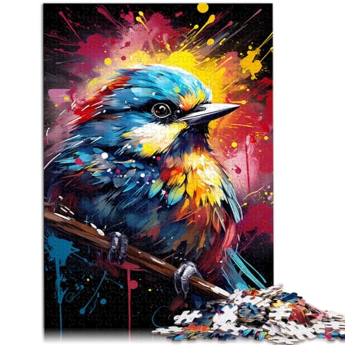 Puzzle für Erwachsene Bluebird 1000 Teile Puzzle für Erwachsene Geschenke 19,7 x 29,5 Zoll Holzpuzzle dekomprimierendes intellektuelles Lernspielzeug von DLBHSG