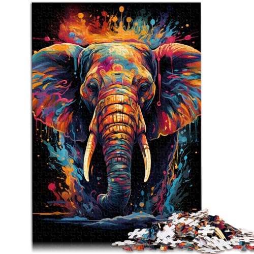 Puzzle für Erwachsene Elefanten Puzzle 1000 Teile50x75Holzpuzzle Spiele Spielzeug Geschenk geeignet für Erwachsene und Jugendliche ab 14 Jahren von DLBHSG