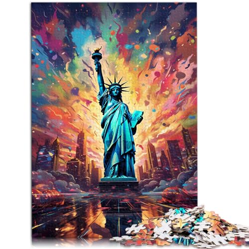 Puzzle für Erwachsene Freiheitsstatue 1000 Teile für Erwachsene 49,7 x 75,4 cm Holzpuzzle tolle Geschenke und Spielzeuge für Erwachsene und Kinder ab 14 Jahren von DLBHSG