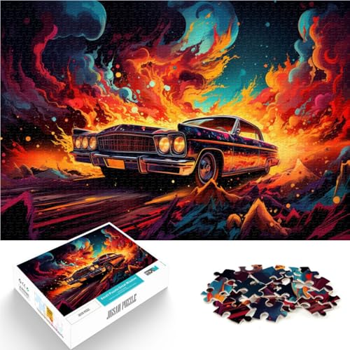 Puzzle für Erwachsene Geschenke für Autos 1000-teiliges Puzzle für Erwachsene 50x75cm Holzpuzzle Lernspiele für Erwachsene und Kinder ab 14 Jahren von DLBHSG