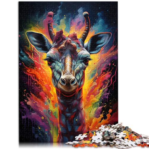 Puzzle für Erwachsene Giraffe 1000 Teile 49,7 x 75,4 cm Holzpuzzle tolles Geschenk für Erwachsene geeignet für Kinder ab 14 Jahren von DLBHSG