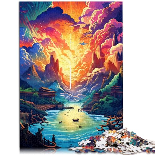 Puzzle für Erwachsene Jangtse-Fluss 1000 Teile50x75cm Holzpuzzle Spielzeug Wanddekoration für Erwachsene und Kinder ab 14 Jahren von DLBHSG