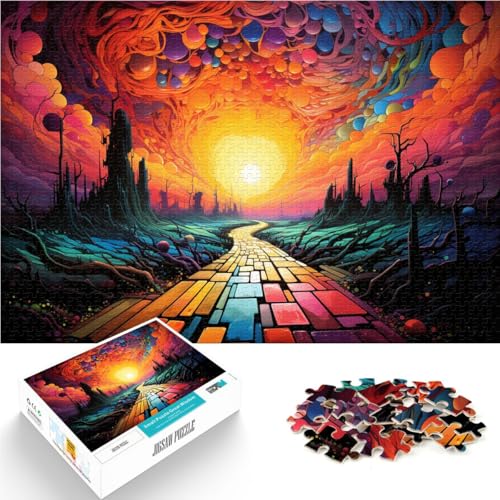 Puzzle für Erwachsene Landschaft Puzzle für Erwachsene 1000 Teile 19,7 x 29,5 Zoll Holzpuzzle Spielzeug Denkspiel für Erwachsene und Kinder ab 14 Jahren von DLBHSG