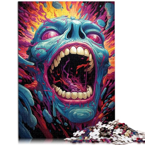 Puzzle für Erwachsene Monster-Puzzle 1000 Teile 19,7 x 29,5 Zoll Holzpuzzle tolles Geschenk für Erwachsene geeignet für Erwachsene und Jugendliche ab 14 Jahren von DLBHSG