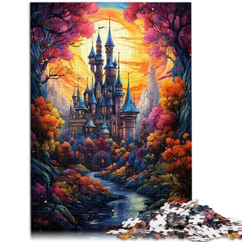 Puzzle für Erwachsene Palast im Baum Puzzle für Erwachsene 1000 Teile 50 x 75 cm Holzpuzzle Stressabbau-Spielzeug für Kinder ab 14 Jahren von DLBHSG