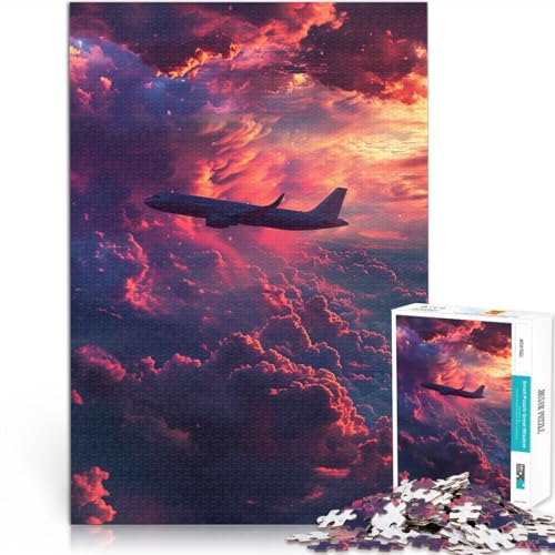 Puzzle für Erwachsene 1000 Teile Flugzeug Neonwolken Stressabbau 50 x 75 cm einzigartiger Geburtstag und Geschenke für Teenager ab 14 Jahren Puzzle für Erwachsene 1000 Teile Flugzeug Neonwolken Stressabbau 50 x 75 cm einzigartiger Geburtstag und Geschenke für Teenager ab 14 Jahren von DLBHSG