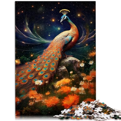 Puzzle für Erwachsene Tier-Pfau für Erwachsene 1000 Teile Puzzle-Geschenke 19,7 x 29,5 Zoll Holzpuzzle lustige Puzzlespiele für Erwachsene und Kinder ab 14 Jahren von DLBHSG