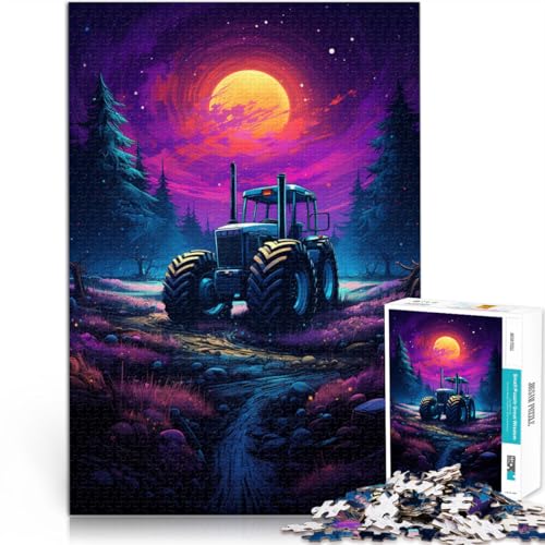 Puzzle für Erwachsene Traktor 1000 Teile Puzzle für Erwachsene 49,7 x 75,4 cm Holzpuzzle Lernspiele für Erwachsene und Kinder geeignet für Kinder ab 14 Jahren von DLBHSG