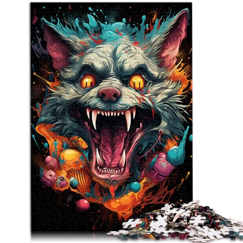 Puzzle für Erwachsene apokalyptische Ratten 1000 Teile 49,7 x 75,4 cm Holzpuzzle anspruchsvolles Spiel geeignet für Erwachsene und Jugendliche ab 14 Jahren von DLBHSG