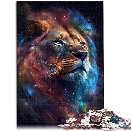 Puzzle für Erwachsene schöne Katze 1000 Teile Puzzle 49,7 x 75,4 cm Holzpuzzle Spielzeug Wanddekoration für Erwachsene und Kinder ab 14 Jahren von DLBHSG