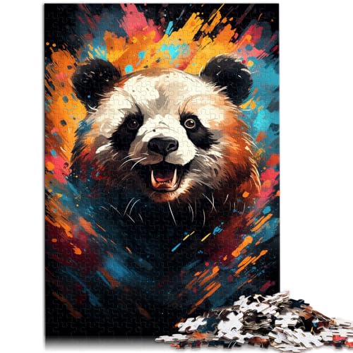 Puzzle für Erwachsene süße Pandas 1000 Teile Puzzle für Erwachsene 19,7 x 29,5 Zoll Holzpuzzle Lernspiel Herausforderungsspielzeug geeignet für Erwachsene von DLBHSG