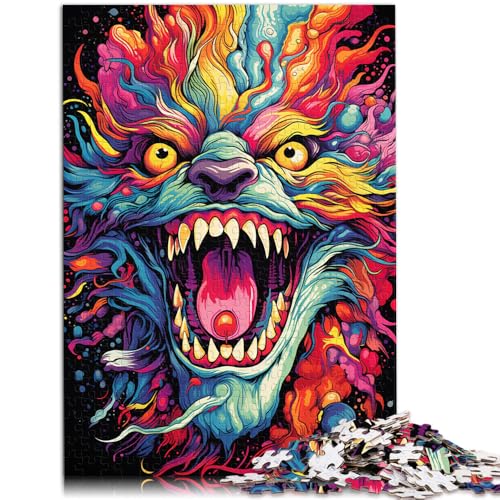 Puzzle für Erwachsene und Kinder Fantasy-Monster 1000 Teile 49,7 x 75,4 cm Holzpuzzle Spielzeug Wanddekoration für Erwachsene und Kinder ab 14 Jahren von DLBHSG