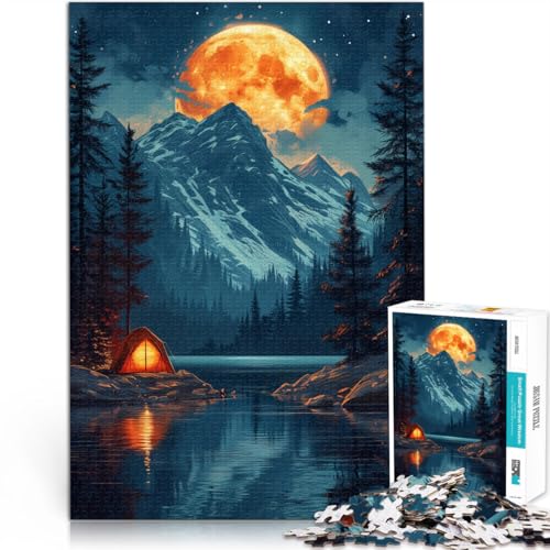 Puzzle für Erwachsene und Kinder Schöne Wüstendünen in der Dämmerung 1000 Teile Puzzle-Geschenke50x75cm Holz-Puzzlespiel Spielzeug für Erwachsene von DLBHSG