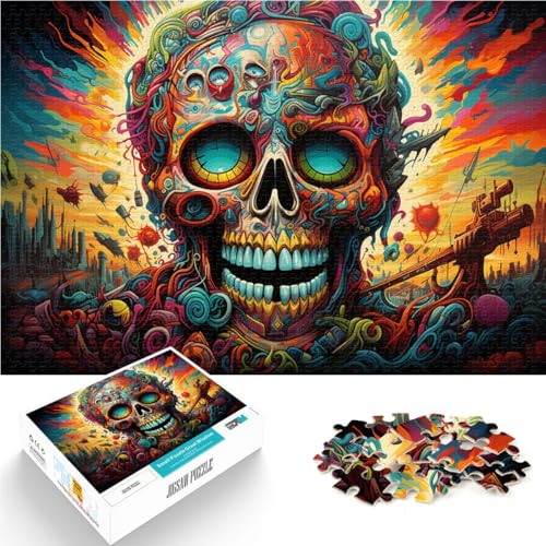 Puzzle für Erwachsene und Teenager feurige Monster 1000-teiliges Puzzle 49,6 x 75,6 cm Holzpuzzle Lernspiel für Erwachsene und Kinder ab 14 Jahren von DLBHSG