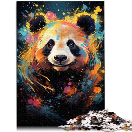 Puzzle für Kinder Panda-Kunst 1000 Teile Lernspiele50x75cm Holzpuzzle Spiele Spielzeug Geschenk für Erwachsene und Jugendliche ab 14 Jahren von DLBHSG