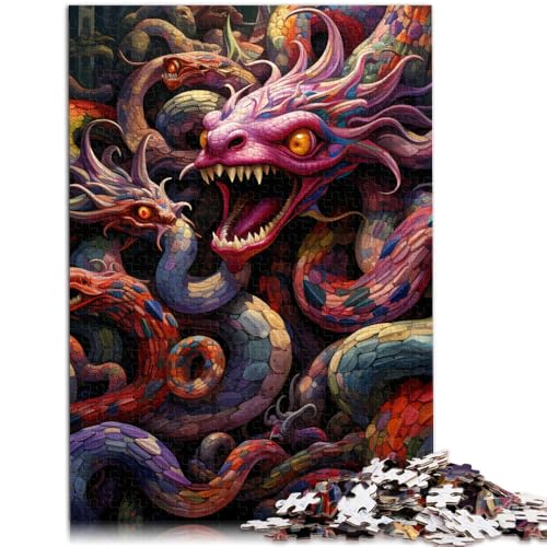 Puzzle mit 1000 Teilen für Erwachsene farbenfrohes Schlangen-Denkspiel 26 x 38 cm einzigartige Heimdekoration und Geschenke geeignet für Jugendliche ab 14 Jahren Puzzle mit 1000 Teilen für Erwachsene farbenfrohes Schlangen-Denkspiel 26 x 38 cm einzigartige Heimdekoration und Geschenke geeignet für Jugendliche ab 14 Jahren von DLBHSG