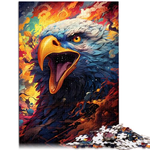 Puzzles Erwachsene und Kinder Tieradler Erwachsene 1000 Teile Puzzle 19,7 x 29,5 Zoll Holzpuzzle pädagogisches Stressabbau-Spielzeug Puzzle Erwachsene und die Familie von DLBHSG