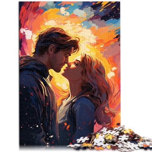 Puzzles Erwachsene und Teenager endlose Liebe Weltraum 1000-teiliges Puzzlespiel 19,7 x 29,5 Zoll Holzpuzzle Lernspiele Erwachsene und Kinder Erwachsene und Familien von DLBHSG