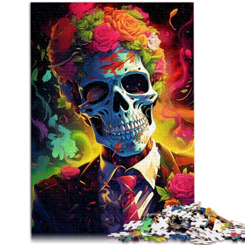 Puzzles Zombie Rauchen Puzzles für Erwachsene 1000 Teile 19,7 Zoll x 29,5 Zoll Holzpuzzle Geburtstagsgeschenk Geschenke für Erwachsene Für Jugendliche und Erwachsene von DLBHSG