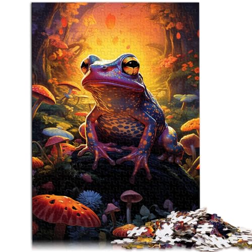 Puzzles für Erwachsene Geschenke Frosch 1000 Teile Puzzle 19,7 x 29,5 Zoll Holzpuzzle Lernspielzeug Geeignet für Kinder ab 14 Jahren von DLBHSG