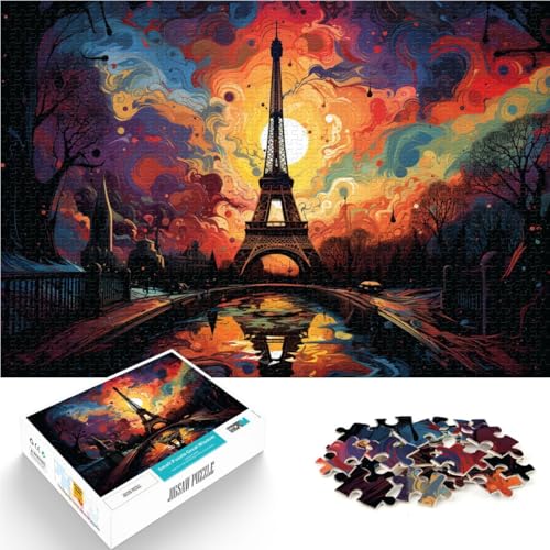 Puzzles für Erwachsene und Jugendliche Eiffelturm-Puzzle 1000 Teile 49,7 x 75,4 cm Holzpuzzle Zeitvertreib zu Hause für Erwachsene und Kinder ab 14 Jahren von DLBHSG