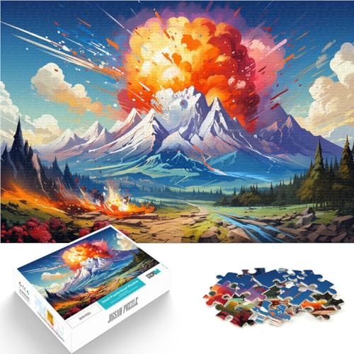 Puzzles für Erwachsene und Kinder schöne Landschaft lustige Puzzles für Erwachsene 1000 Teile 19,7 x 29,5 Zoll Holzpuzzle Erwachsene und Kinder von DLBHSG