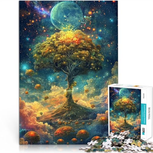 Puzzles für Fantasiebäume. Puzzles für Erwachsene. 1000 Teile50x75cm Holzpuzzle. Tolle Geschenke und Spielzeuge für Erwachsene und Kinder ab 14 Jahren. von DLBHSG