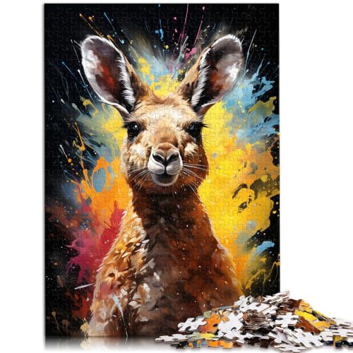 Puzzles für Kängurus Puzzles für Erwachsene 1000 Puzzle-Spielzeug 19,7 x 29,5 Zoll Holzpuzzles Weihnachts- und Geburtstagsgeschenk für Erwachsene und Kinder ab 14 Jahren von DLBHSG