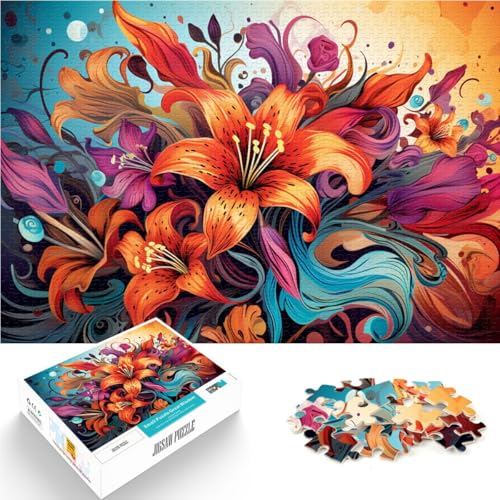 Puzzles für Spanische Hyazinthen. Puzzles für Erwachsene 1000 Teile 19,7 x 29,5 Zoll Holzpuzzle. Genießen Sie Spiele für Erwachsene für Erwachsene und Kinder ab 14 Jahren. von DLBHSG