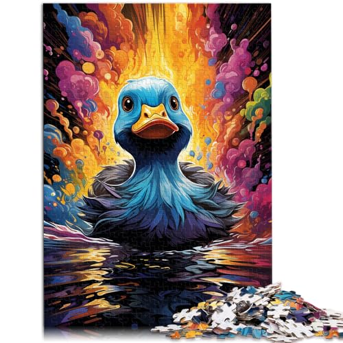 Puzzles süße Enten Puzzles Erwachsene 1000 Puzzle-Spielzeug 19,7 x 29,5 Zoll Holzpuzzle dekomprimierendes intellektuelles Lernspielzeug Erwachsene und Kinder ab 14 Jahren von DLBHSG