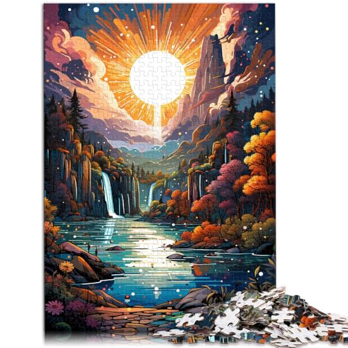 Puzzlespiel „Plitvicer Seen“ 1000 Teile50x75cm Holzpuzzle Spielzeug Wanddekoration für Erwachsene und Kinder ab 14 Jahren von DLBHSG