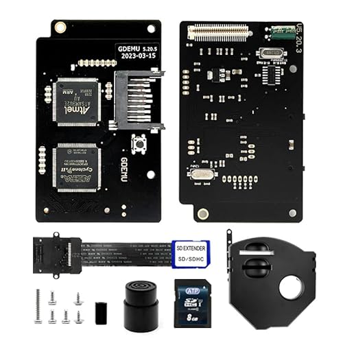 DLDER GDEMU 5 20 V5.20.5 Optisches Laufwerk Emulation Board und Remote Card Mount Kit für DC Konsole Für SEGA Dreamcast Gdemu GDU DC VA1 von DLDER