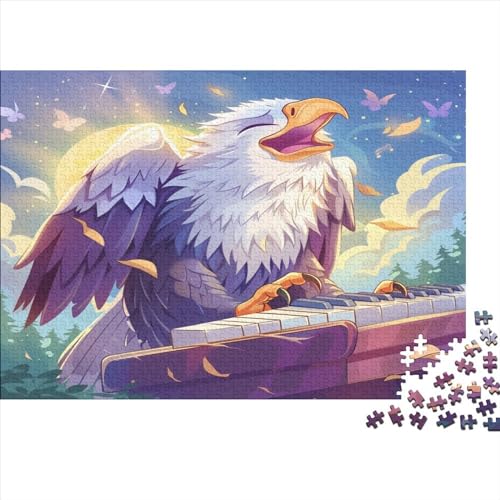 Adler Puzzle 1000 Teile,für Erwachsene, Impossible Puzzle,farbenfrohes Legespiel,Geschicklichkeitsspiel Für Die Ganze Familie,Erwachsenenpuzzle Puzzel 1000pcs (75x50cm) von DLONIRPEX