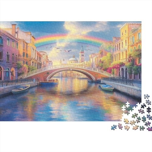 Amsterdamer Kanal Puzzlespiel 1000 Teile Für Erwachsene, Einzigartige Kunstwerke Und Vorlage - Geburtstagsgeschenk - Spaßige Puzzles Mit Überraschung Von Puzzle in A Bag Puzzel 1000pcs (75x50cm) von DLONIRPEX