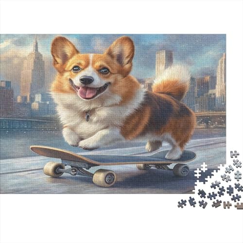 Corgi 1000 Teile Puzzle, Puzzles Für Erwachsene, 1000 Teile Puzzlespiel Für Jugendliche & Erwachsene Puzzlespiel Puzzel 1000pcs (75x50cm) von DLONIRPEX