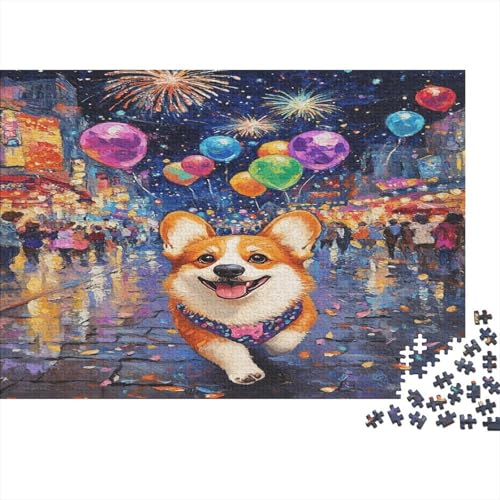 Corgi Puzzle 1000 Teile Erwachsener Kniffel Spaß Für Die Ganze Familie - Abwechslungsreiche 1000 Puzzleteilige Motive Puzzlespiel Erwachsene, Puzzel 1000pcs (75x50cm) von DLONIRPEX