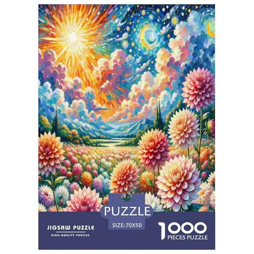 Dahlia Puzzles 1000 Teile Schwer Puzzle Spielzeug Pädagogisches Spiel Impossible Herausforderungsspielzeug Für Erwachsene Und Kinder Ab 12 Jahren 70x50cm/1000pcs Dahlia Puzzles 1000 Teile Schwer Puzzle Spielzeug Pädagogisches Spiel Impossible Herausforderungsspielzeug Für Erwachsene Und Kinder Ab 12 Jahren 70x50cm/1000pcs von DLONIRPEX